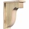 Ekena Millwork Del Monte Rough Sawn Corbel w/Backplate, Douglas Fir, 6"W x 14"D x 18"H COR06X14X18DEL01RDF - alternate 1